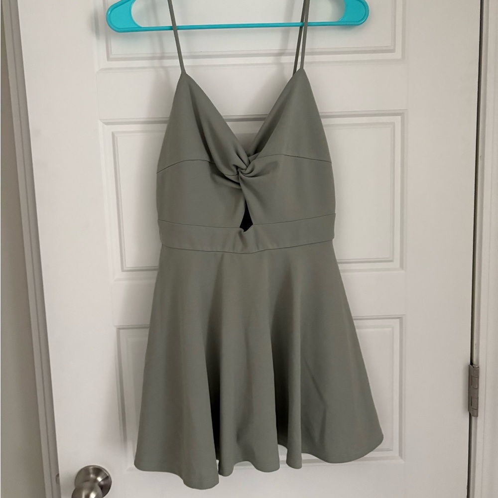 Windsor green dress with built in shorts